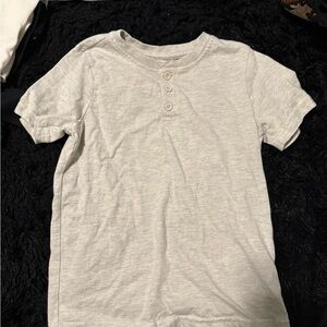 Lee Light Gray Kids Henley Tee
